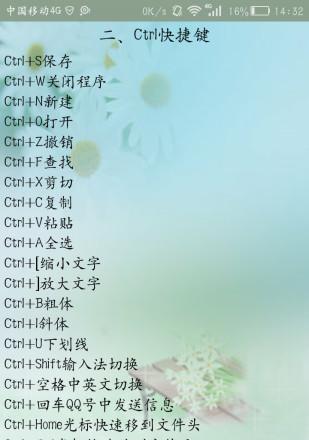 计算机快捷键大全盘点(提高效率,掌握快捷键技巧)