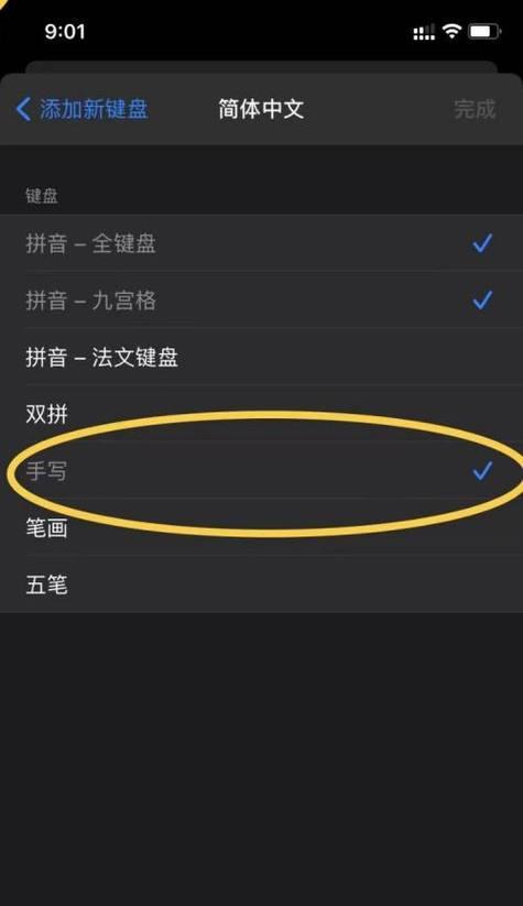 如何设置苹果手机的手写键盘（个性化设置让你的手机与众不同）