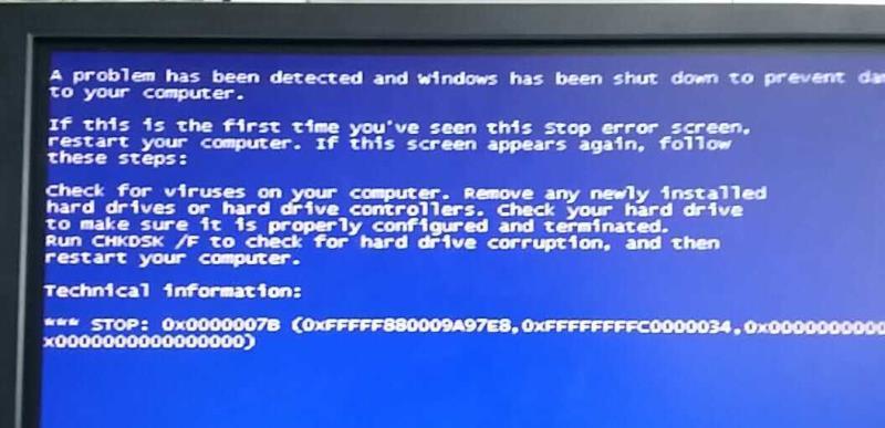 解决电脑蓝屏0000007b错误的有效方案（解析电脑蓝屏错误代码0000007b的原因和解决方法）