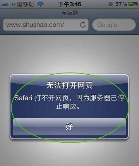 电脑无法打开网页的原因和解决方法（排查故障和修复网络连接问题）