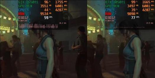 GTX1650与RTX3050性能对比，差距到底有多大？