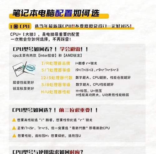 电脑配置选择方式怎么选？如何选择适合自己的电脑配置？
